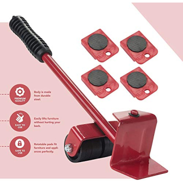 Heavy Furniture Lifter Tool Set with 360° Rotatable Pads