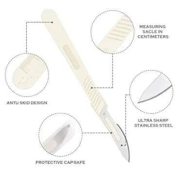 Mudder Bread Lame Scoring Tool Knife Bread Dough Sourdough Tool with 10 Pcs Replaceable Blades Wooden Handle Lame Slashing and 2 Pcs Scoring Knife with Protective Cover for Baking