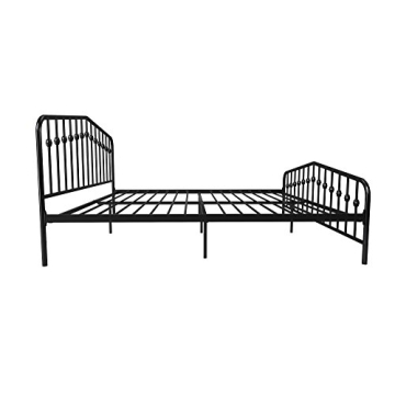 Novogratz Bushwick Metal Bed Frame - King Size Black