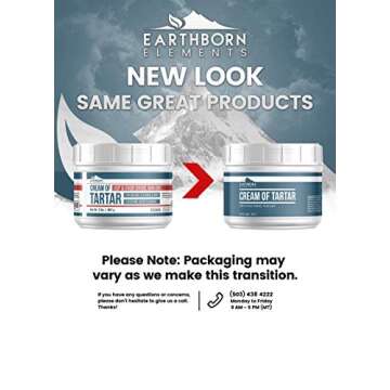 Earthborn Elements Cream of Tartar (2 lb), Baking Ingredient, Non GMO