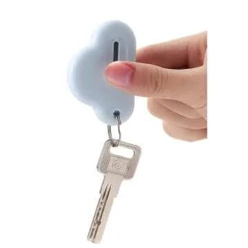 Duehut 2 PCS Mini Utility Knives Cloud Shaped Box Cutter, Mini Box Cutter,Opener Paper Envelope Slitter Carton Portable Cutter with Key Chain Hole,for Home Office School Stationery Cutting Supplies