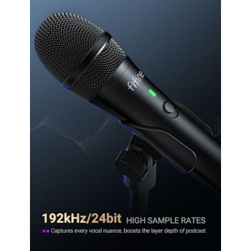 FIFINE USB/XLR Dynamic Microphone for Podcast Recording and Streaming