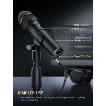 FIFINE USB/XLR Dynamic Microphone for Professional Sound
