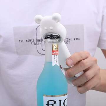 Multi functional jar opener,Used for bottle openers for seniors，jar opener gripper，a friendly gadgets for seniors。Practical in various scenarios，A good gift for the elderly and children.