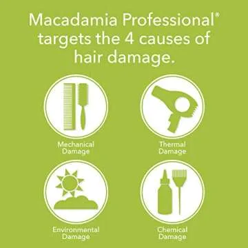 Macadamia Professional Hair Care Sulfate & Paraben Free Natural Organic Cruelty-Free Vegan Hair Products Weightless Repair Hair Conditioner, Green, Conditioner, 33.8 Fl Oz