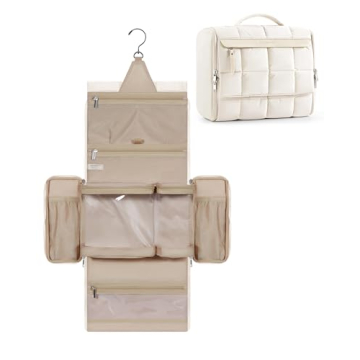 BAGSMART Travel Toiletry Bag for Women - Spacious Organizer