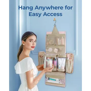 BAGSMART Travel Toiletry Bag for Women - Spacious Organizer