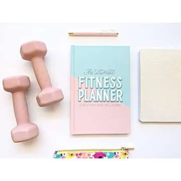 The Fitness Planner: A 12 Week Health and Fitness Journal to Track Meals, Workouts and Weight Loss for Women - Exercise and Food Journal