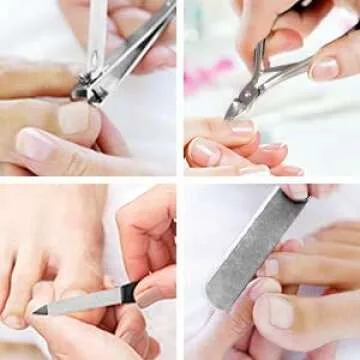 Professional Pedicure Kit, Rosmax 36 in 1 Pedicure Tools Stainless Steel Washable Foot Care Kit Dead Skin Remover Foot Spa Set at Home