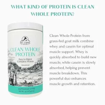 Mt. Capra Clean Whole Protein | Goat Protein for Muscle Growth