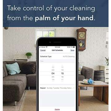 Ecovacs DEEBOT 500 Robot Vacuum Cleaner with Max Power Suction, Up to 110 min Runtime, Hard Floors & Carpets, Pet Hair, App Controls, Self-Charging, Quiet, Large, Black, 8 Each