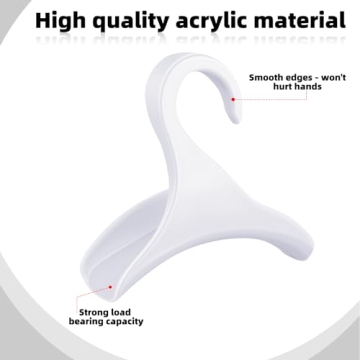 Maitys 18 Acrylic Purse Hangars - Elegant Handbag Organizer