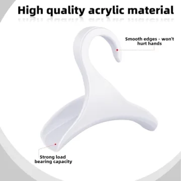 Maitys 18 Acrylic Purse Hangars - Elegant Handbag Organizer