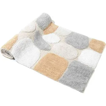 Chesapeake Pebbles Plush 24" x 60" Bath Runner Rug