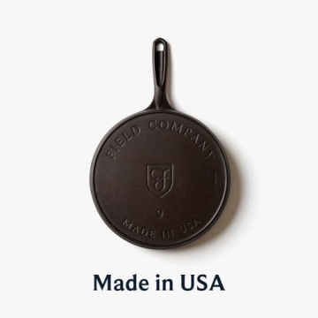 Field Company No.9 Round Cast Iron Griddle