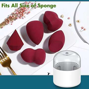 BEZOX Makeup Sponge Holder for Clean, Organized Beauty