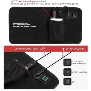 LOVTRAVEL New 660nm LED Red Light and 850nm Near Infrared Light Therapy Devices Large Pads Wearable Wrap for Pain