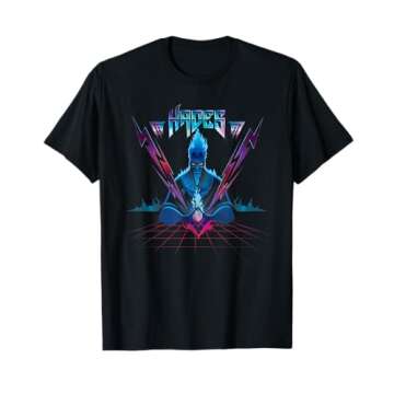 Disney Villains Hades 90s Rock Band T-Shirt
