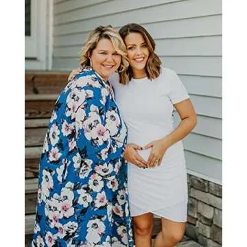 BTFBM Women's 2025 Summer Casual Beach Dresses Crew Neck Short Sleeve Wrap Party Club Mini Ruched Bodycon T Shirt Dress(104White, Small)