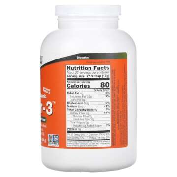 Organic Fiber-3 Supplement | Non-GMO & Certified