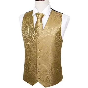Formal Men Dress Vest Set with Accessories for Any Event