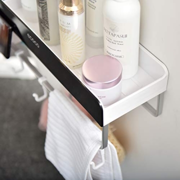 SHE'S HOME Bathroom Wall Mounted Organizer with Towel Bar