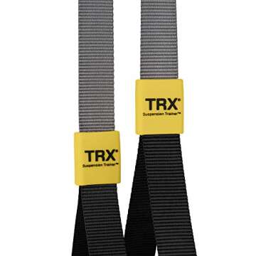 TRX FIT Suspension Training: Bodyweight Fitness Resistance Training | Fitness for All Levels & All Goals for Total Body Workouts for Home & Travel | Lightweight & Portable | Workout Poster Included