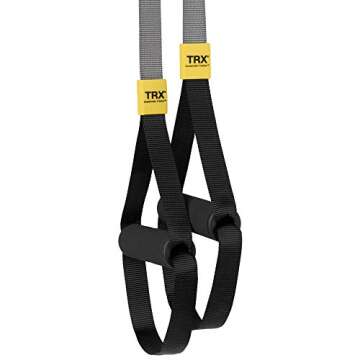 TRX FIT Suspension Training: Bodyweight Fitness Resistance Training | Fitness for All Levels & All Goals for Total Body Workouts for Home & Travel | Lightweight & Portable | Workout Poster Included