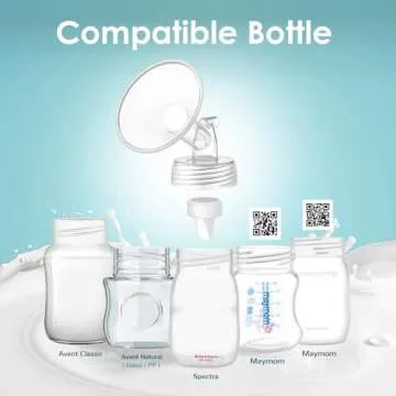 Maymom Pump Part Compatible with Spectra S1,S2 Spectra 9 Plus Breastpump; Incl Wide Mouth Flange (One flange-22mm. Flange) Not Original Spectra Flange; Not Spectra Baby USA Parts
