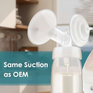 Maymom Pump Part Compatible with Spectra S1,S2 Spectra 9 Plus Breastpump; Incl Wide Mouth Flange (One flange-22mm. Flange) Not Original Spectra Flange; Not Spectra Baby USA Parts