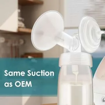 Maymom Pump Part Compatible with Spectra S1,S2 Spectra 9 Plus Breastpump; Incl Wide Mouth Flange (One flange-22mm. Flange) Not Original Spectra Flange; Not Spectra Baby USA Parts