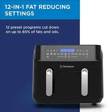 Westinghouse Dual Zone Air Fryer with 12 Preset Programs