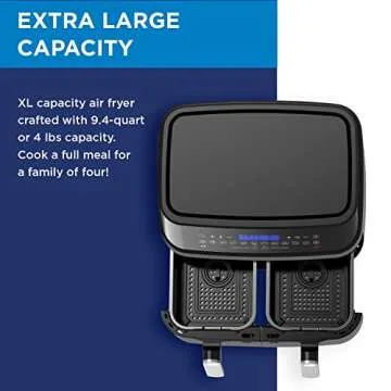 Westinghouse Dual Zone Air Fryer with 12 Preset Programs