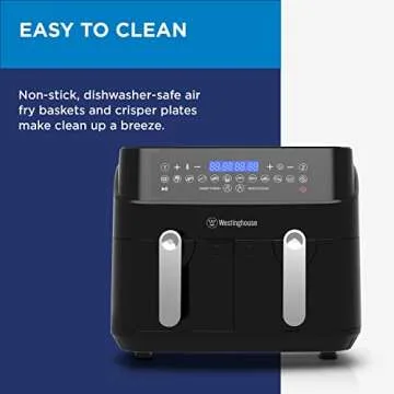 Westinghouse Dual Zone Air Fryer with 12 Preset Programs