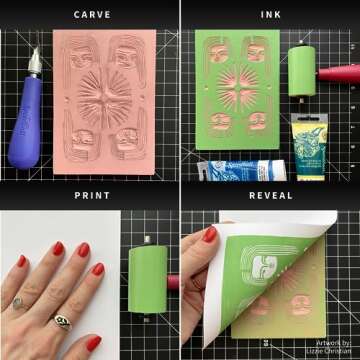 Speedball Art Products Company 003477 003477 Block Printing Ink Set