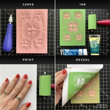 Speedball Art Products Company 003477 003477 Block Printing Ink Set