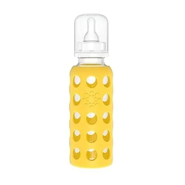 Lifefactory 9 oz Glass Baby Bottles - Eco-Friendly Choice
