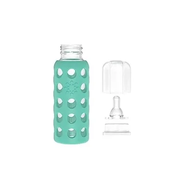 Lifefactory 9 oz Glass Baby Bottles - Eco-Friendly Choice