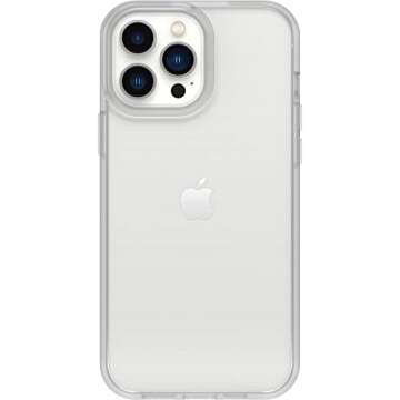 OtterBox iPhone 13 Pro Max & iPhone 12 Pro Max Prefix Series Case - Clear, Ultra-Thin, Pocket-Friendly, Raised Edges Protect Camera & Screen, Wireless Charging Compatible