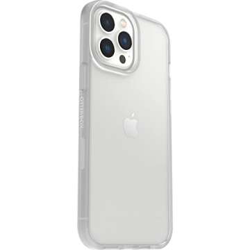 OtterBox iPhone 13 Pro Max & iPhone 12 Pro Max Prefix Series Case - Clear, Ultra-Thin, Pocket-Friendly, Raised Edges Protect Camera & Screen, Wireless Charging Compatible