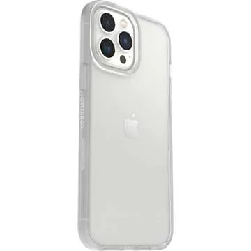 OtterBox iPhone 13 Pro Max & iPhone 12 Pro Max Prefix Series Case - Clear, Ultra-Thin, Pocket-Friendly, Raised Edges Protect Camera & Screen, Wireless Charging Compatible