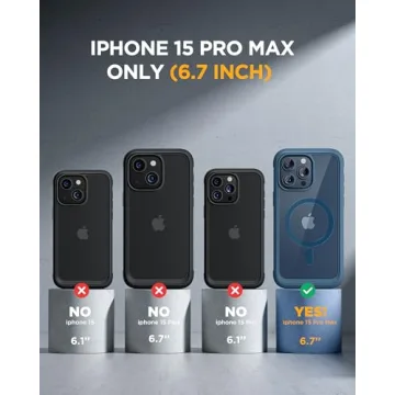 Miracase iPhone 15 Pro Max Case - Magnetic & Full-Body