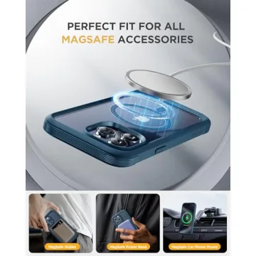 Miracase iPhone 15 Pro Max Case - Magnetic & Full-Body