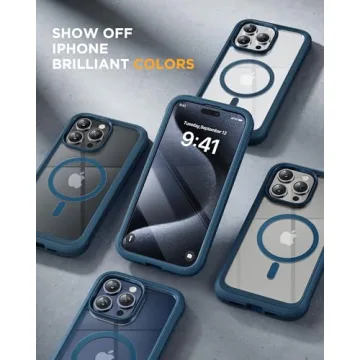Miracase iPhone 15 Pro Max Case - Magnetic & Full-Body