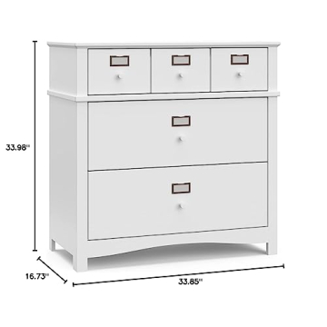 Graco Clara Customizable 3 Drawer Dresser for Nursery