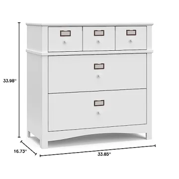 Graco Clara Customizable 3 Drawer Dresser for Nursery