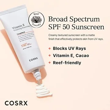 COSRX Vitamin E Sunscreen - Lightweight SPF 50 Protection