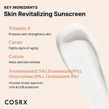 COSRX Vitamin E Sunscreen - Lightweight SPF 50 Protection