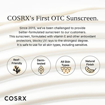 COSRX Vitamin E Sunscreen - Lightweight SPF 50 Protection