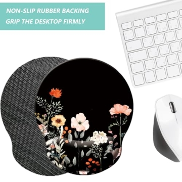 Memory Foam Wrist Support Mouse Pad Ergonomic Non-Slip